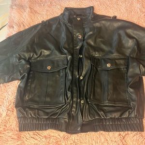 Fashion Nova Black Leather Jacket